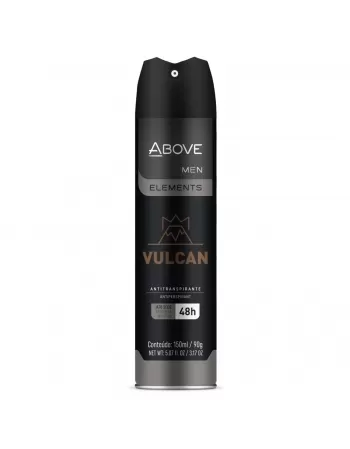 ANTITRANSPIRANTE AEROSSOL ABOVE MEN ELEMENTS VULCAN 150ML / 90G