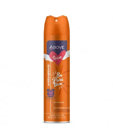 ANTITRANSPIRANTE AEROSSOL ABOVE TEEN BE POSITIVE 150ML / 90G