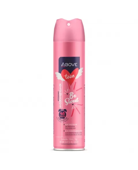 ANTITRANSPIRANTE AEROSSOL ABOVE TEEN BE SWEET 150ML / 90G