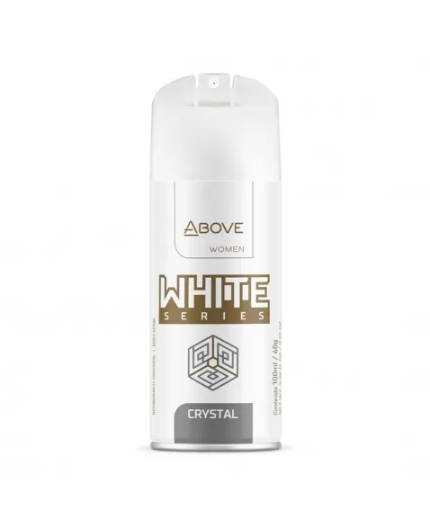 DESODORANTE ABOVE WOMEN WHITE SERIES CRISTAL 100ML / 60G