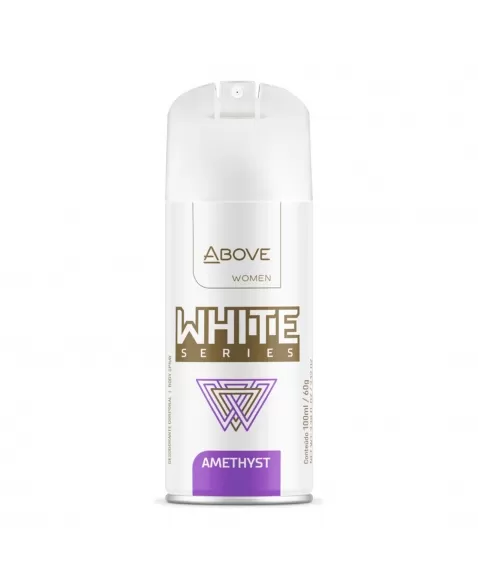 DESODORANTE ABOVE WOMEN WHITE SERIES AMETHYST 100ML / 60G
