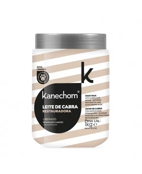 MÁSCARA CAPILAR KANECHOM LEITE DE CABRA RESTAURADORA 1KG