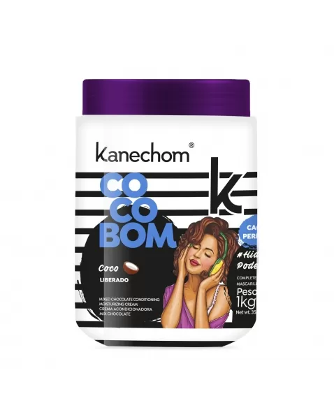 MÁSCARA CAPILAR KANECHOM COCO BOM CACHOS PERFEITOS 1KG