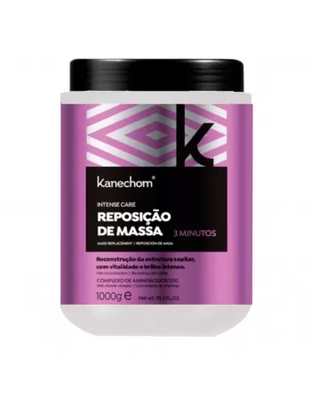 MÁSCARA TRATAMENTO CAPILAR KANECHOM INTENSE CARE REPOSIÇÃO DE MASSA 1KG