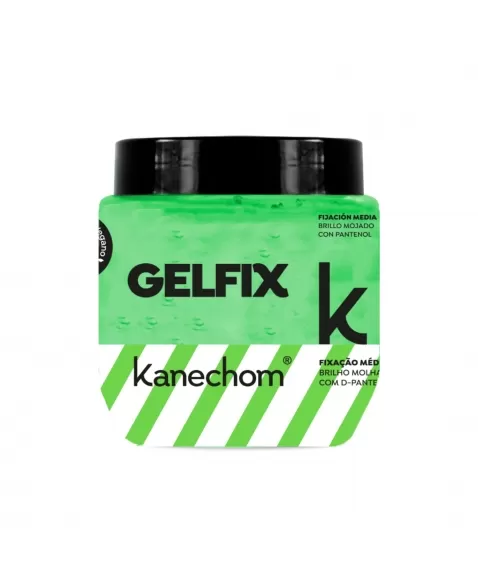 GEL FIXADOR KANECHOM FIXAÇÃO MÉDIA BRILHO MOLHADO 230G (VERDE)