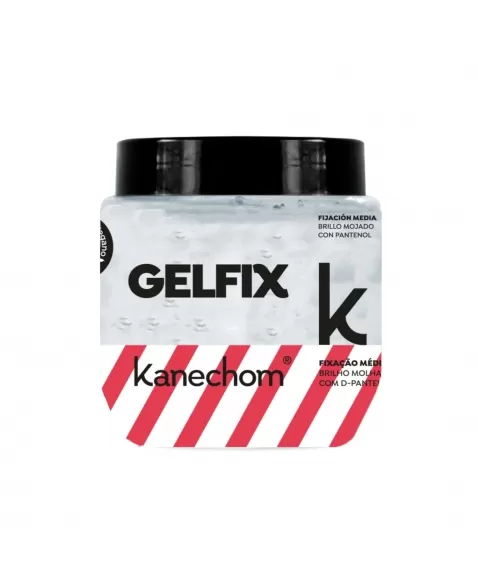 GEL FIXADOR KANECHOM FIXAÇÃO MÉDIA BRILHO MOLHADO 230G (INCOLOR)