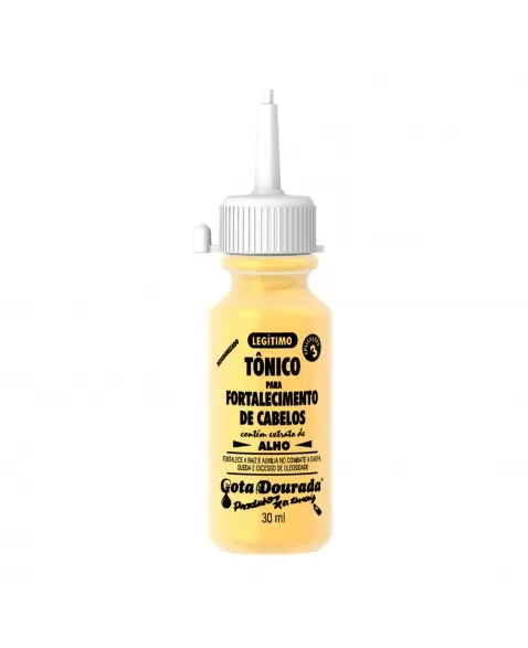 TÔNICO CAPILAR GOTA DOURADA FORTALECIMENTO ALHO 30ML