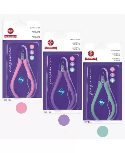 ALICATE PARA CUTÍCULAS MUNDIAL FRAGRANCE MISTO C/1 UNIDADE