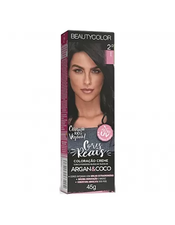 COLORAÇÃO CREME BEAUTY COLOR 2.0 PRETO