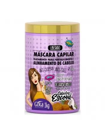 MÁSCARA GOTA DOURADA FORTALECIMENTO ANTIQUEBRA 1KG