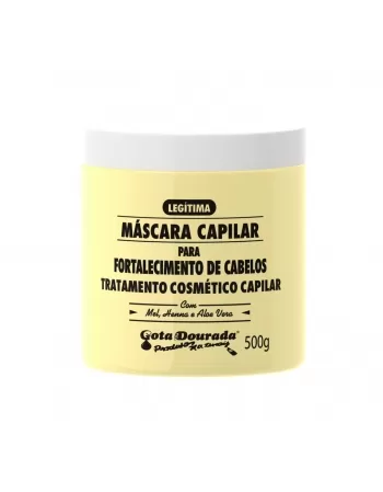 MÁSCARA GOTA DOURADA FORTALECIMENTO DE CABELOS 500G