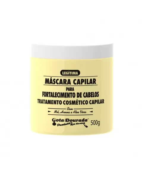 MÁSCARA GOTA DOURADA FORTALECIMENTO DE CABELOS 500G