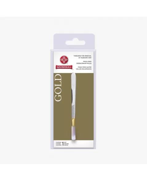 PINÇA INOX MUNDIAL GOLD PARA DESENCRAVAR PELOS C/1 UNIDADE