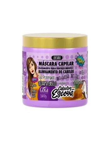 MÁSCARA GOTA DOURADA FORTALECIMENTO CABELOS.C/ESCOVA 500G