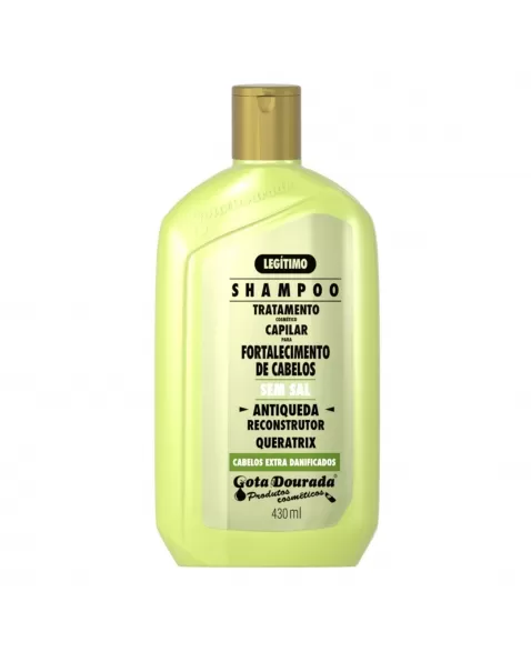 SHAMPOO GOTA DOURADA FORTALECIMENTO ANTIQUEDA 430ML