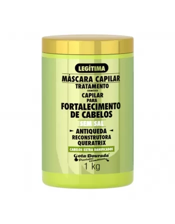 MÁSCARA GOTA DOURADA FORTALECIMENTO ANTIQUEDA 1KG