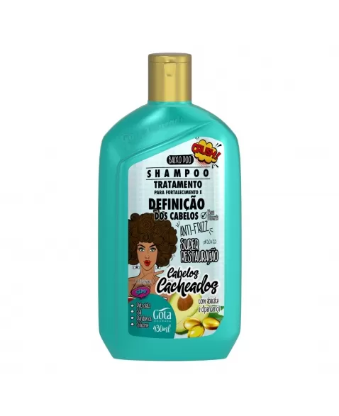 SHAMPOO GOTA DOURADA FORTALECIMENTO CABELOS CACHEADOS 430ML