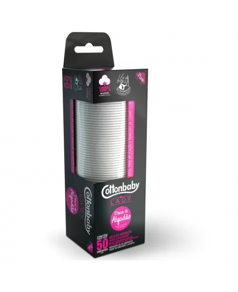 ALGODÃO DISCOS COTTOBABY C/50 UNIDADES