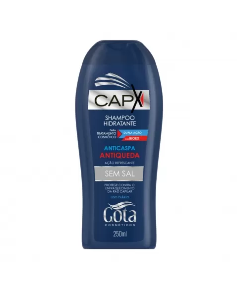 SHAMPOO GOTA DOURADA ANTICASPA CAPX ANTIQUED MASCULINO 250ML