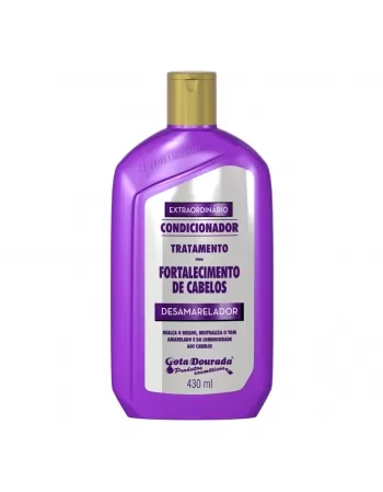 CONDICIONADOR GOTA DOURADA FORTALECIMENTO DESAMARELADOR 430ML