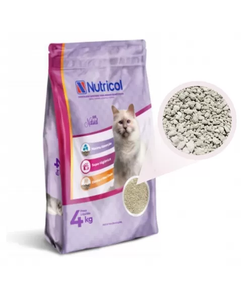 GRANULADO SANITÁRIO NUTRICOL PARA ANIMAIS DOMÉSTICOS NATURAL 4KG