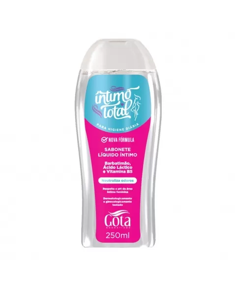 SABONETE ÍNTIMO GOTA DOURADA LÍQUIDO TOTAL NEUTRALIZA ODORES 250ML