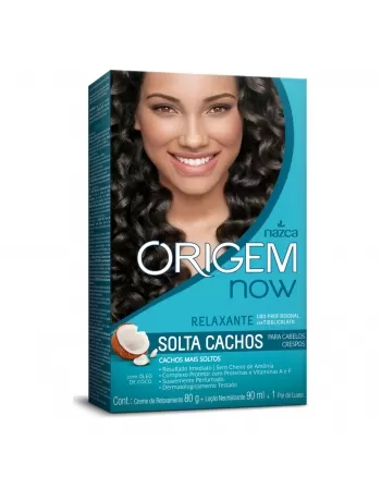 RELAXANTE USO PROFISSIONAL ORIGEM NOW KIT SOLTA CACHOS CAB CRESPOS CR RELAX 80G/ LC NEUT 90ML