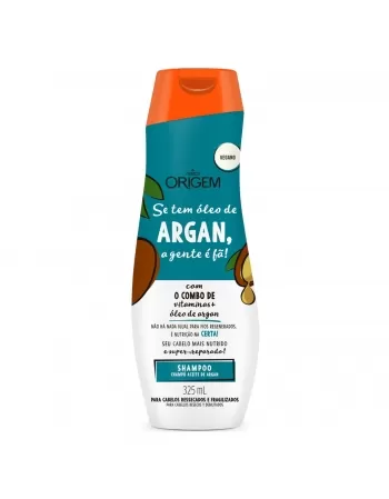 CONDICIONADOR ORIGEM SE TEM ÓLEO DE ARGAN, A GENTE É FÃ! 325ML