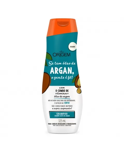 CONDICIONADOR ORIGEM SE TEM ÓLEO DE ARGAN, A GENTE É FÃ! 325ML