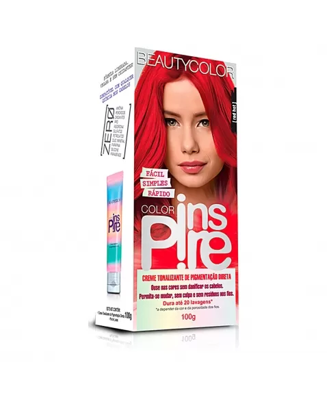 CREME TONALIZANTE BEAUTY COLOR INSPIRE RED HOT 100 GR