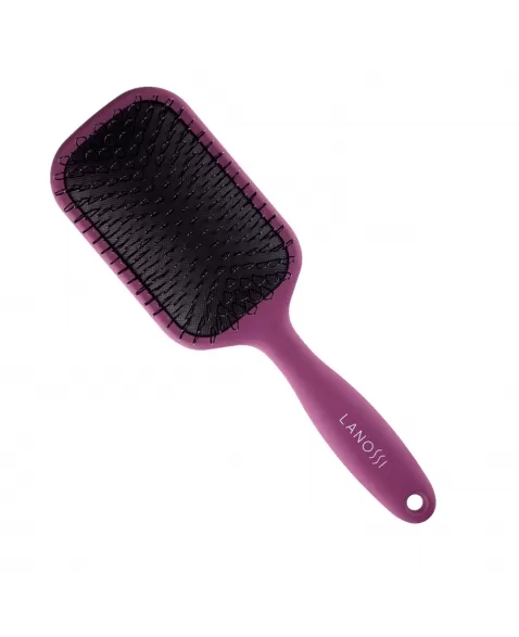 ESCOVA PARA CABELO LANOSSI SOFT MEGA HAIR C/1 UNIDADE (LS0036)