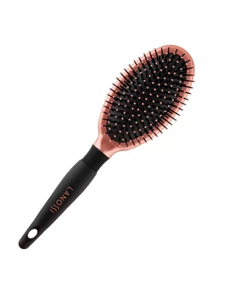 ESCOVA PARA CABELO LANOSSI BRONZE RAQUETE OVAL C/1 UNIDADE (LS0002)